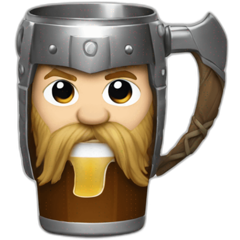 Thor Viking drinking emoji