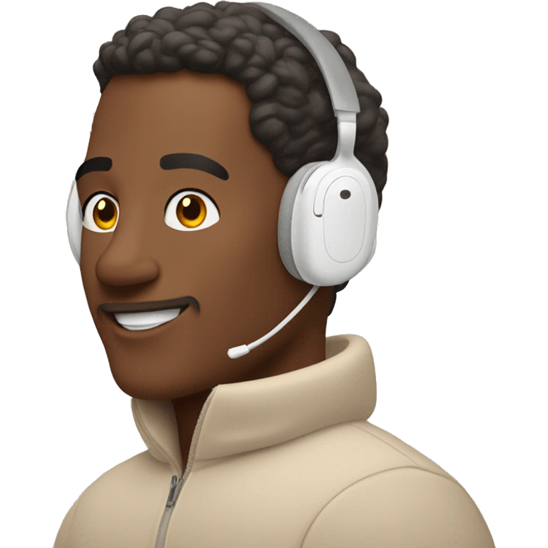 Beige AirPod max  emoji