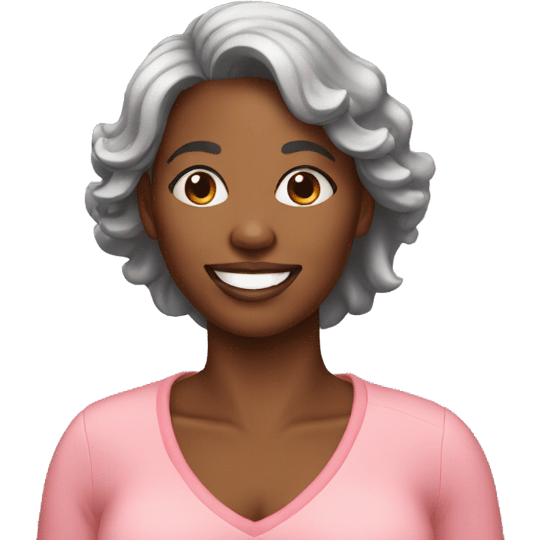 Happy black Mom emoji