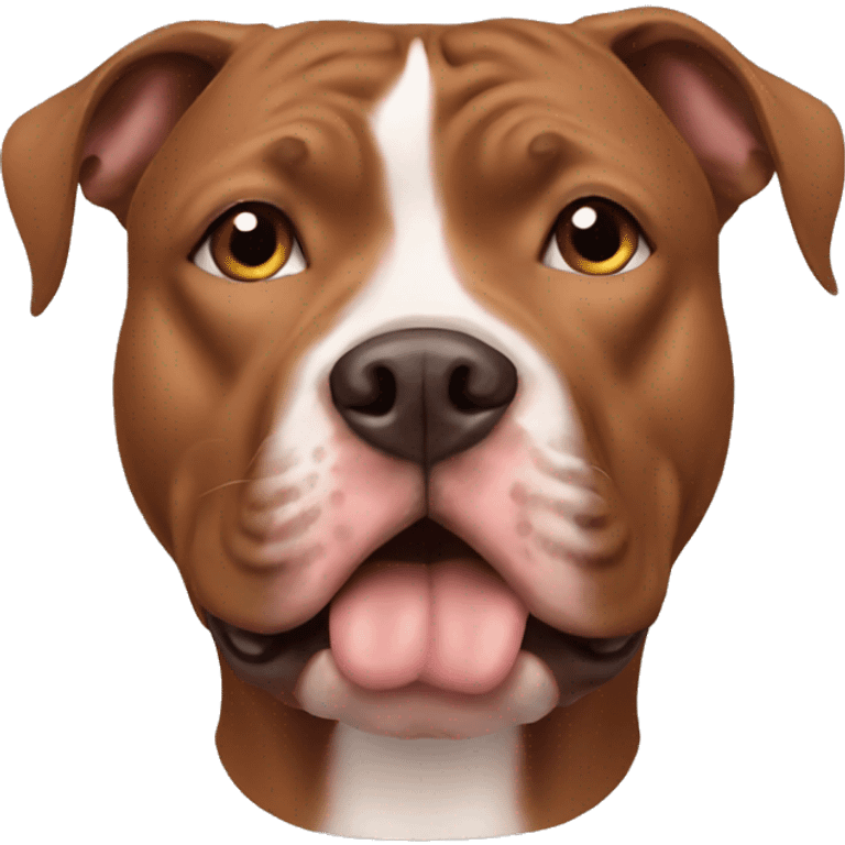 Brown pitbull  emoji