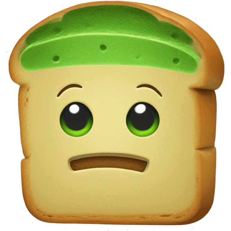 Green bread emoji