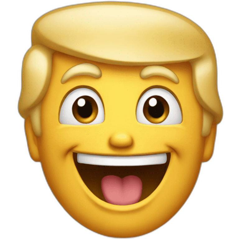 Donald trump laugh emoji