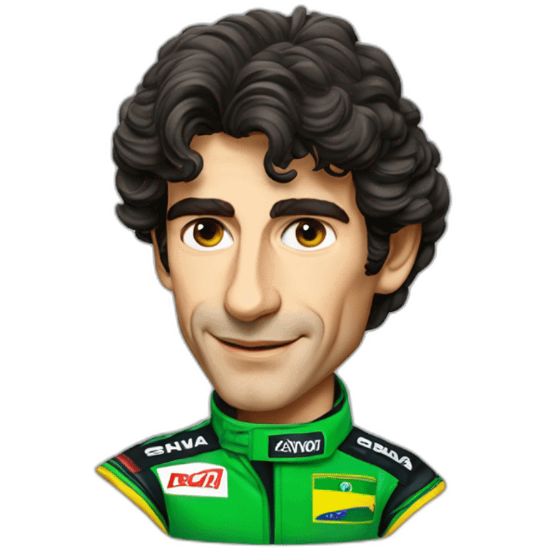 Ayrton Senna f1 brazil emoji