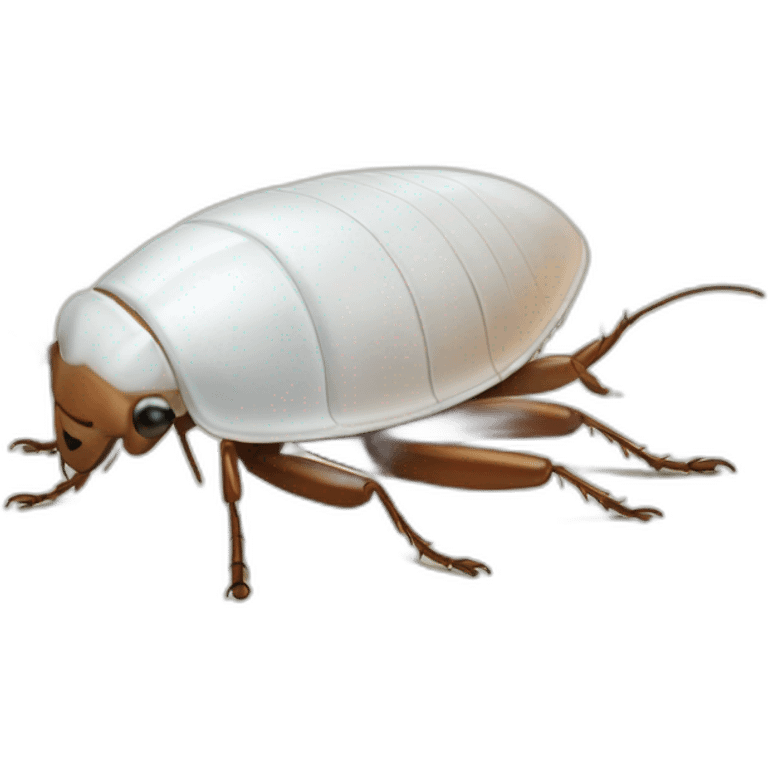 white cockroach emoji