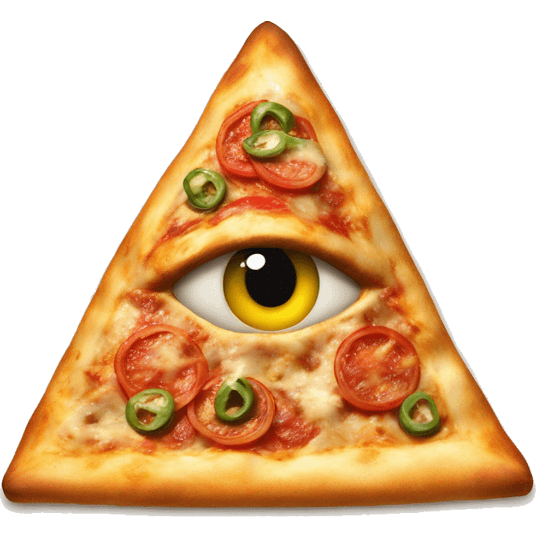 illuminati eye pizza triangle emoji