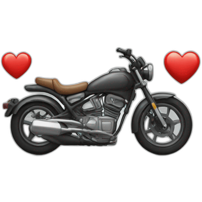 Moto coeur emoji