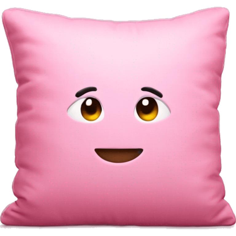 Pink cushion emoji