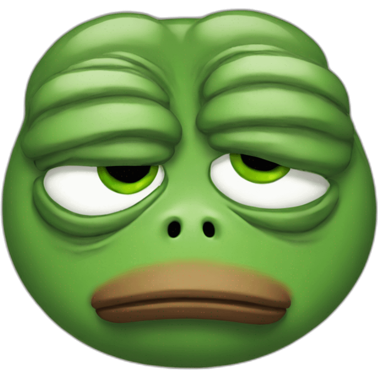 sad pepe frog emoji