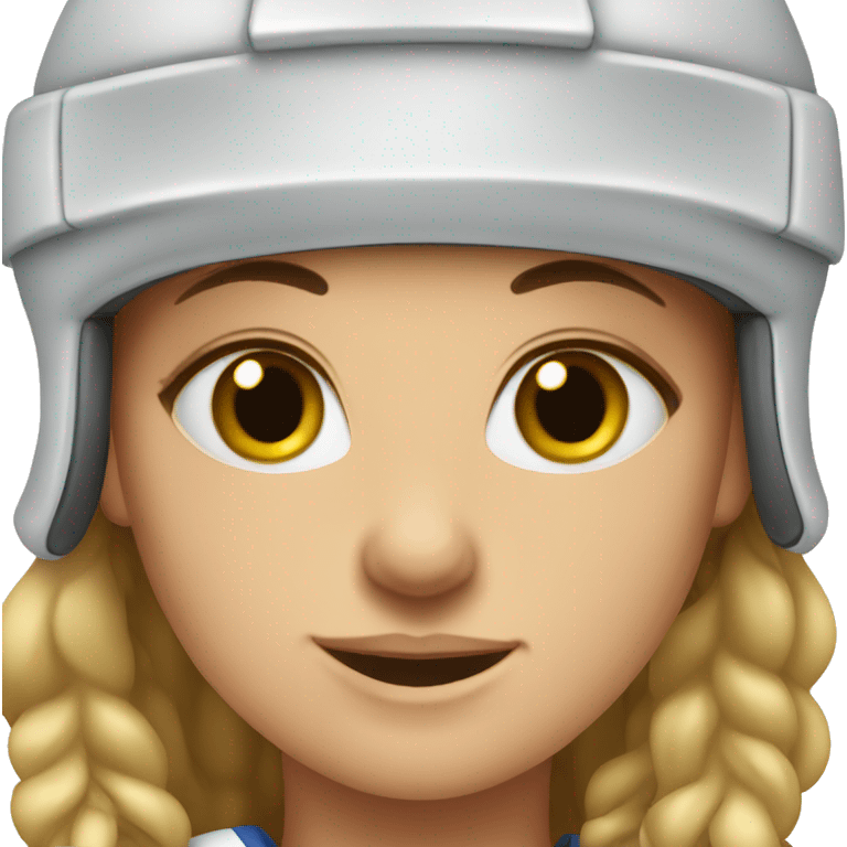 Girl hockey player emoji