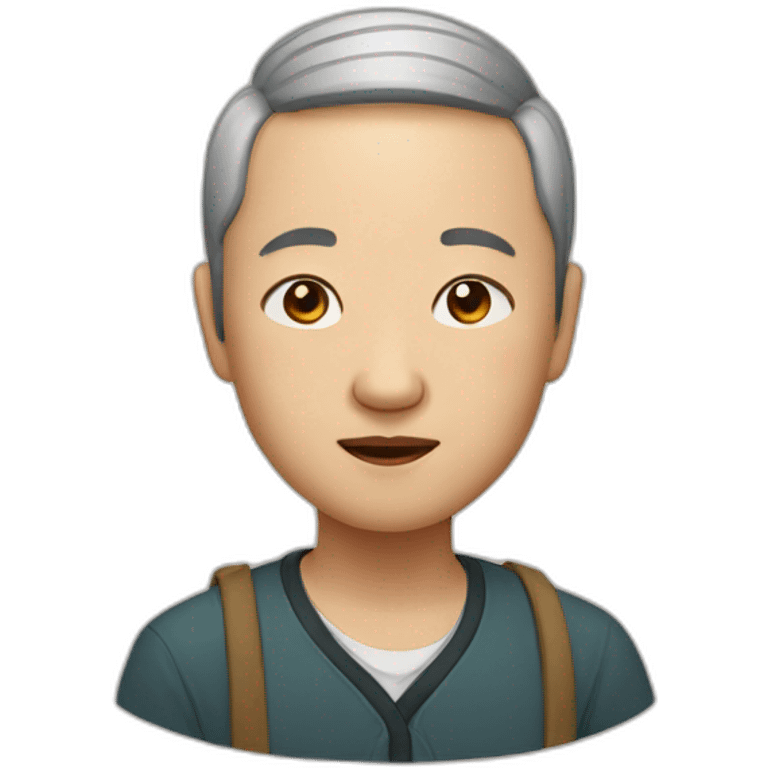 Portrait of a Chinese resident emoji