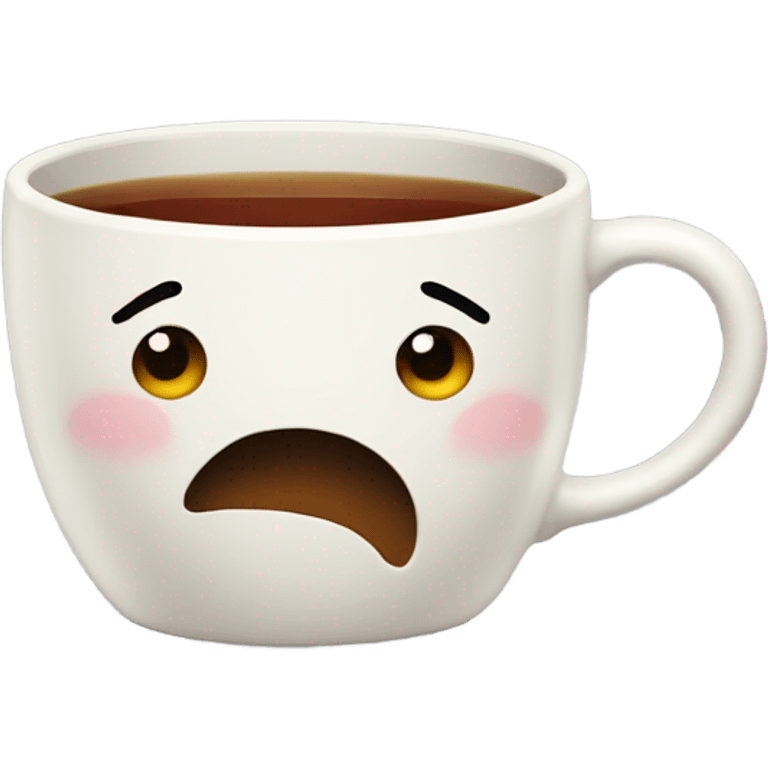 mug with tea emoji