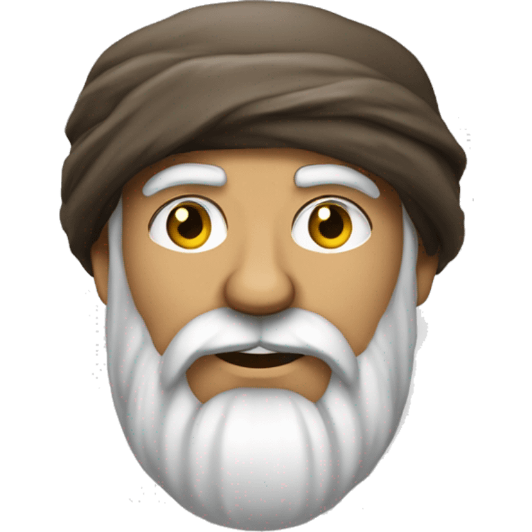 nain guerrier avec une grosse barbe emoji