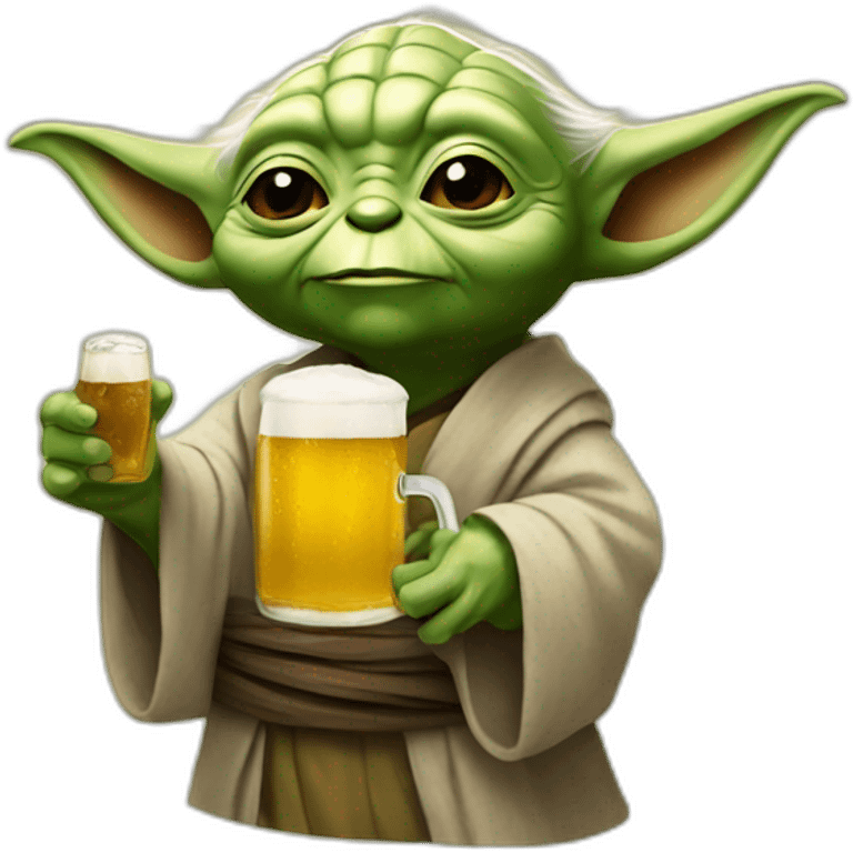 Yoda-with-a-beer emoji