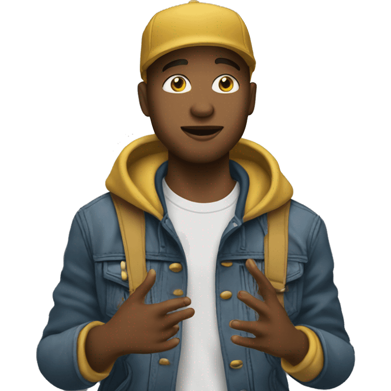 Rappeur qui chante emoji