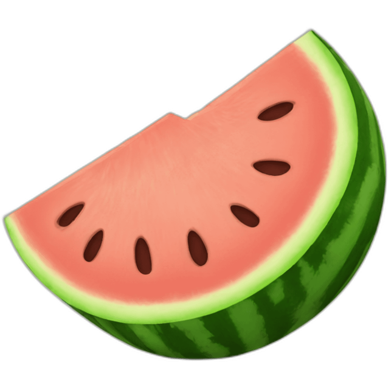 Watermelon slice emoji