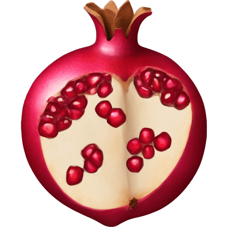 a pomegranate emoji