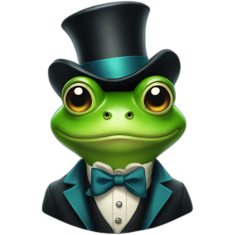 Magician frog emoji