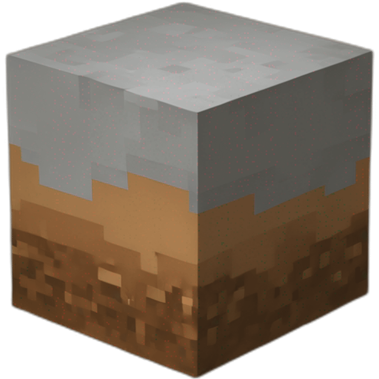 Minecraft dirt block emoji