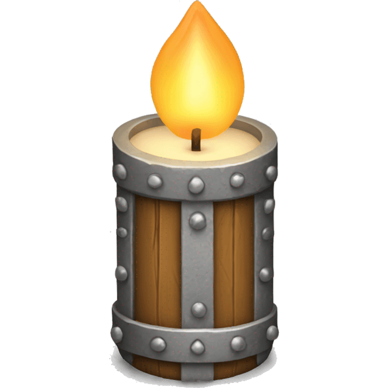 Viking style candle  emoji