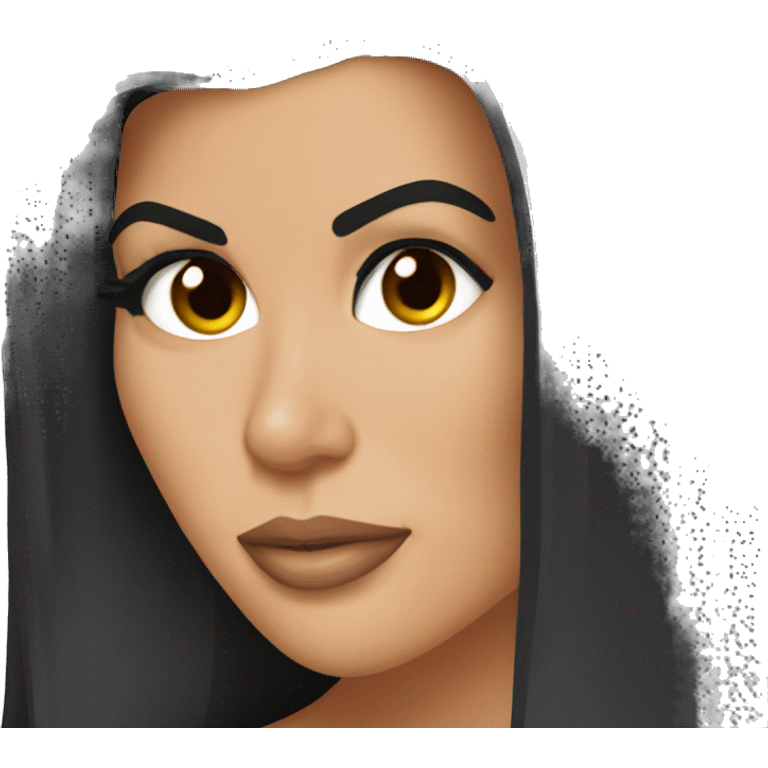 Kourtney Kardashian emoji