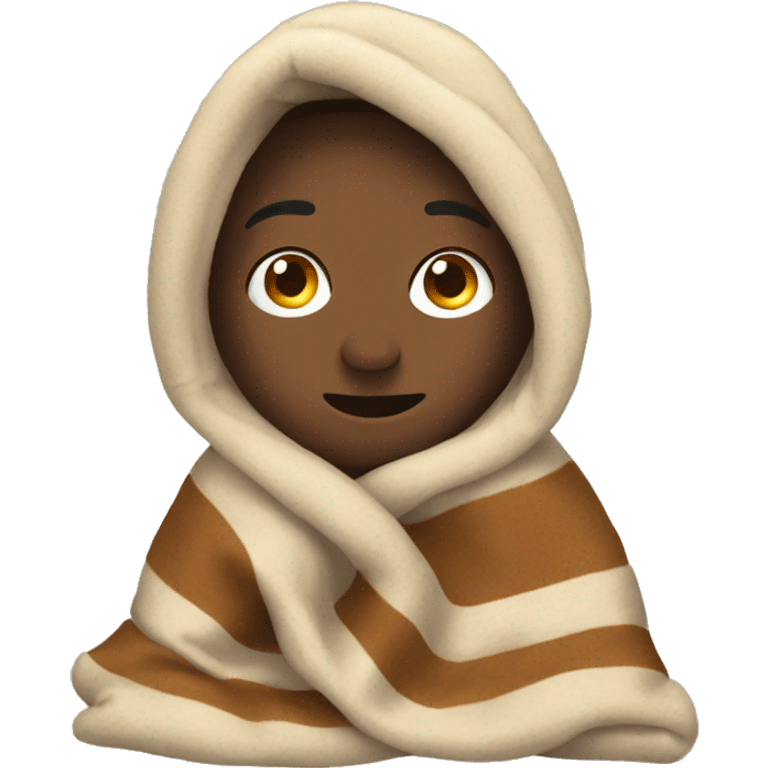 Cozy blanket emoji