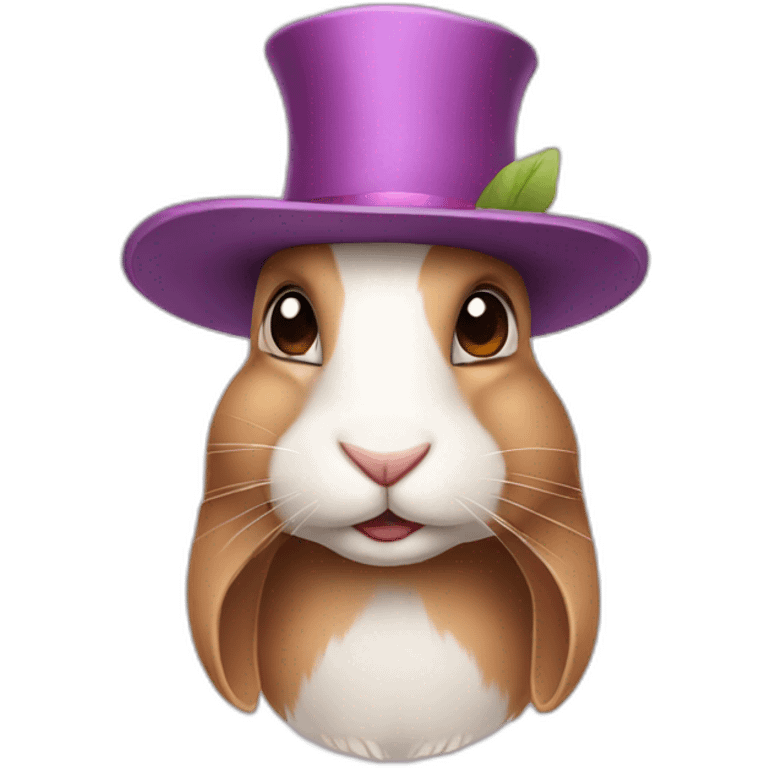 Rabbit in a hat emoji