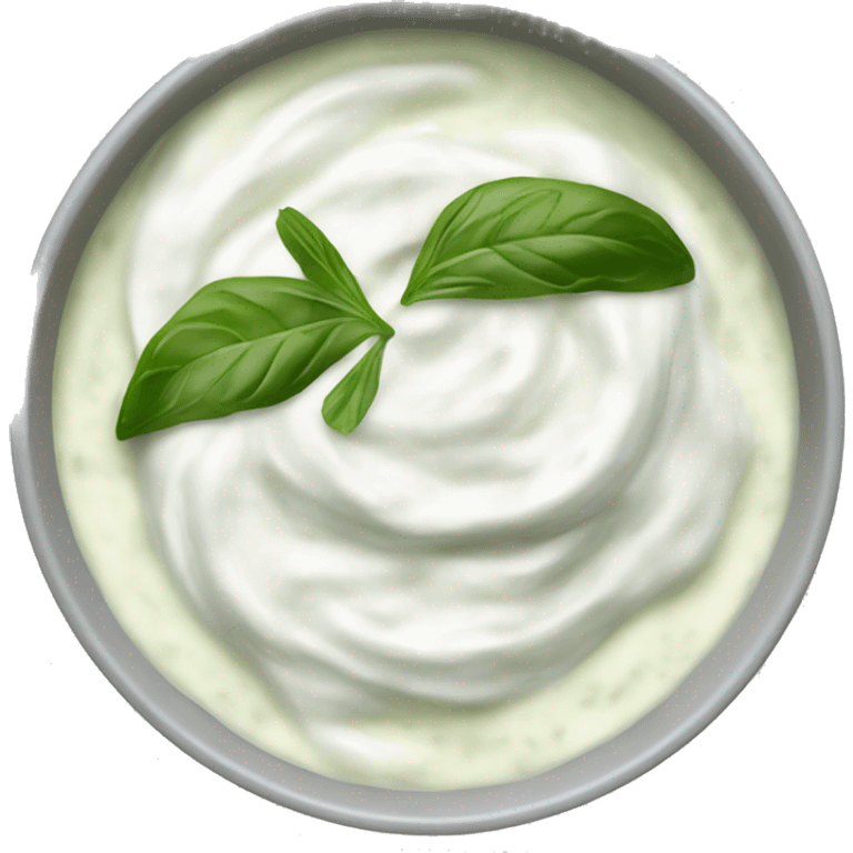 realistic Tzatziki sauce emoji