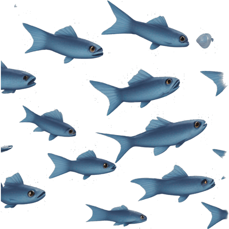 The Exocoetidae flying fish emoji