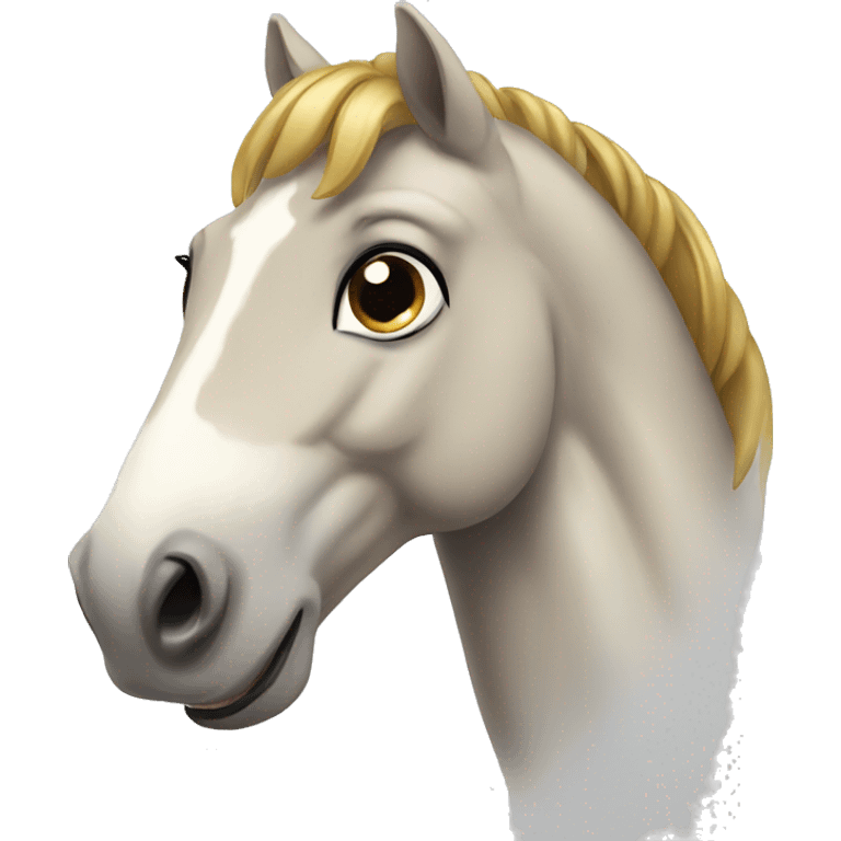 lauhging horse emoji