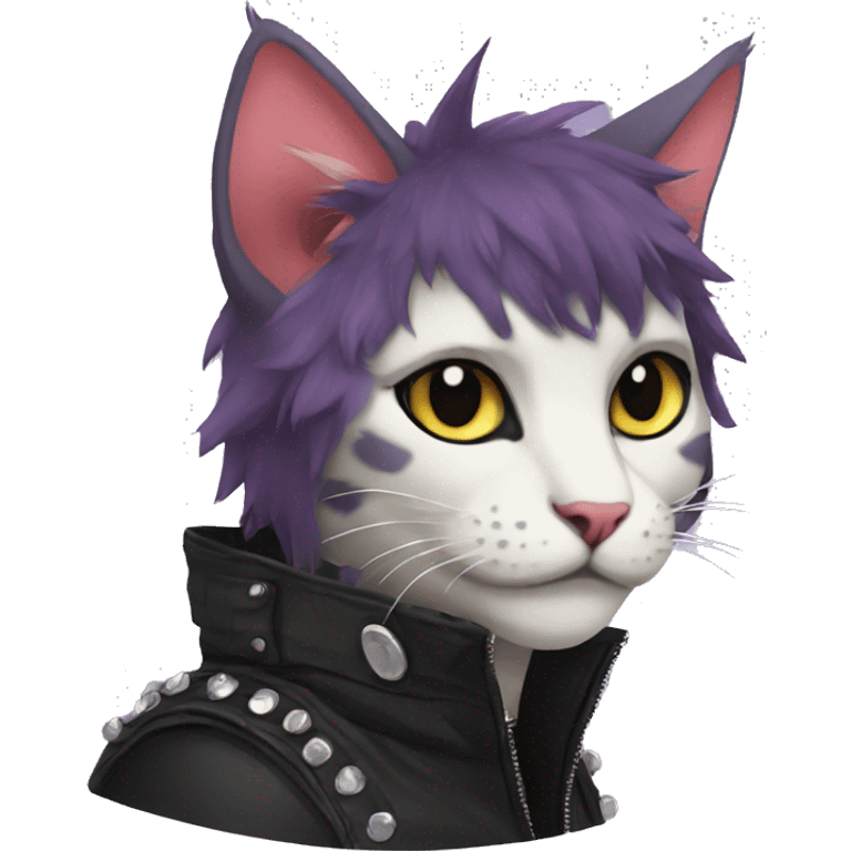 Anthro Punk Feline emoji