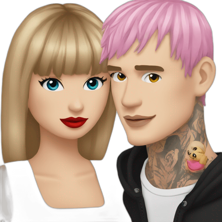 taylor swift and lil peep emoji