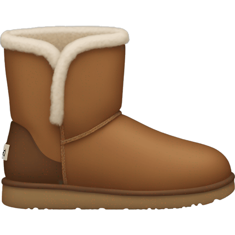 Brown ugg shoe emoji