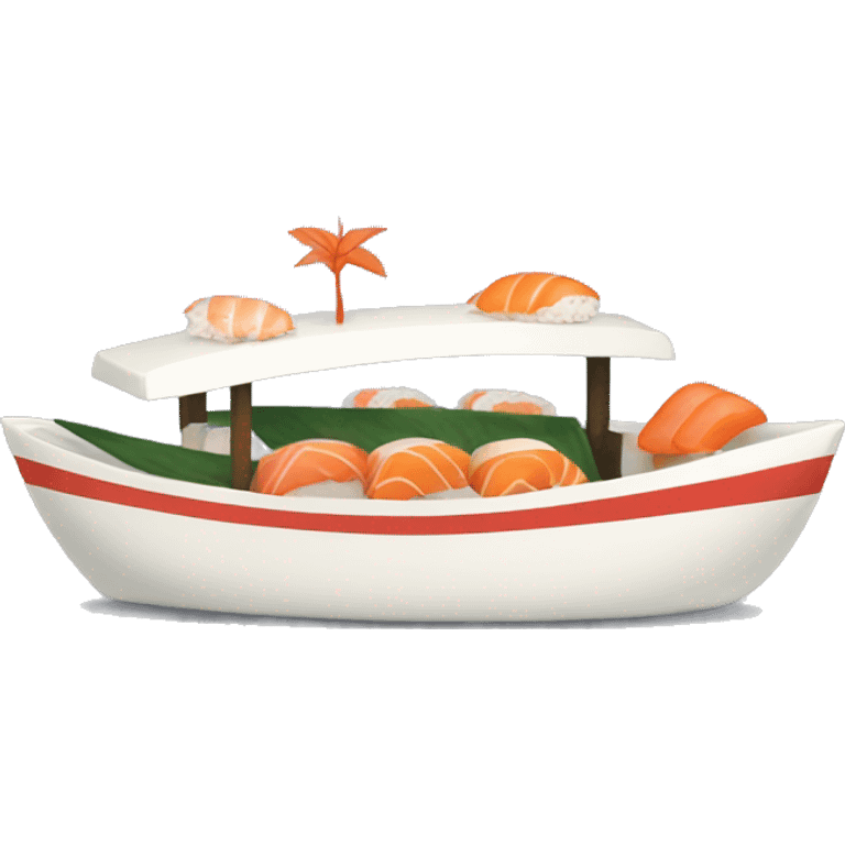 Sushi boat emoji