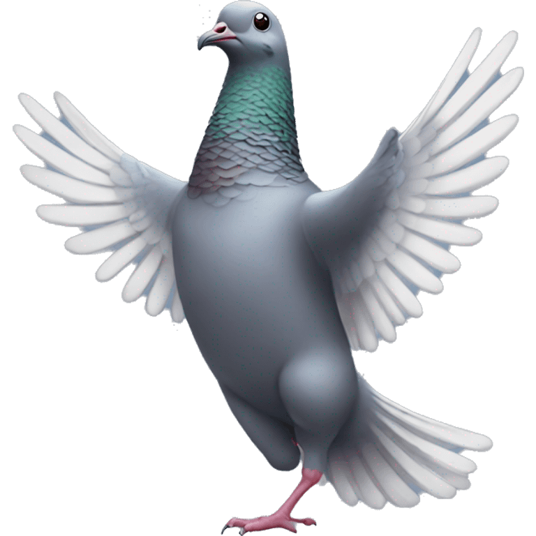 Dancing pigeon emoji