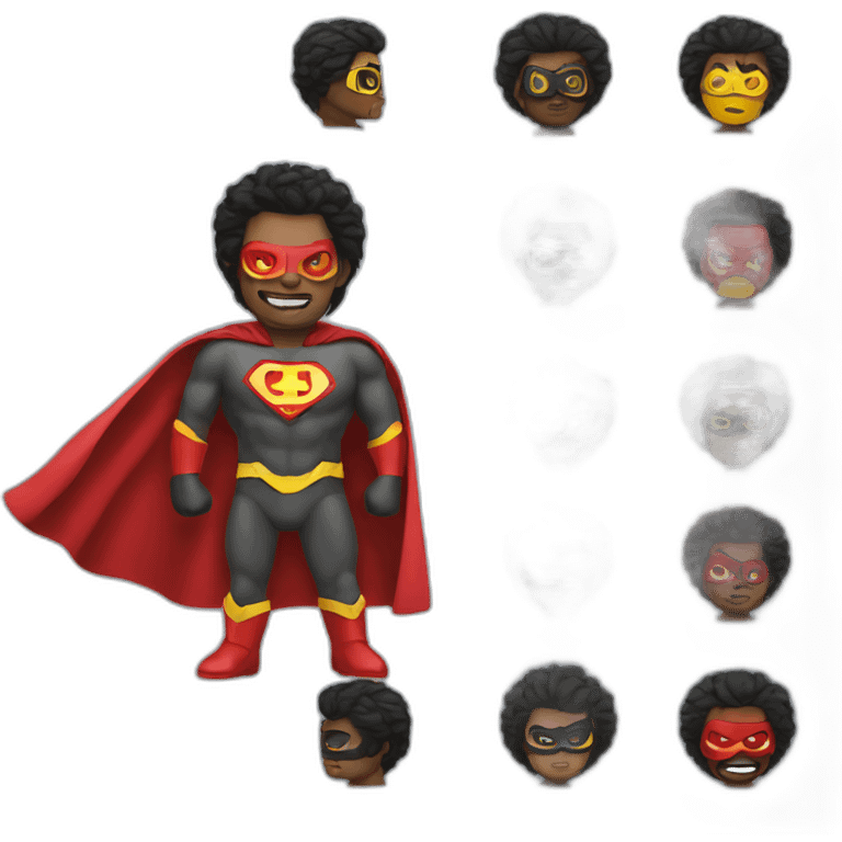 superhero emoji