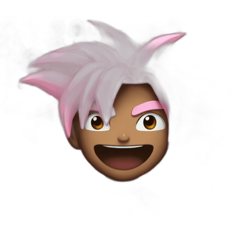 Black-goku-rose emoji