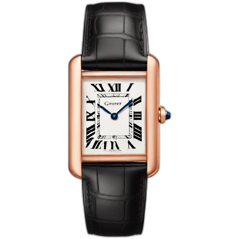 Cartier tank watch emoji