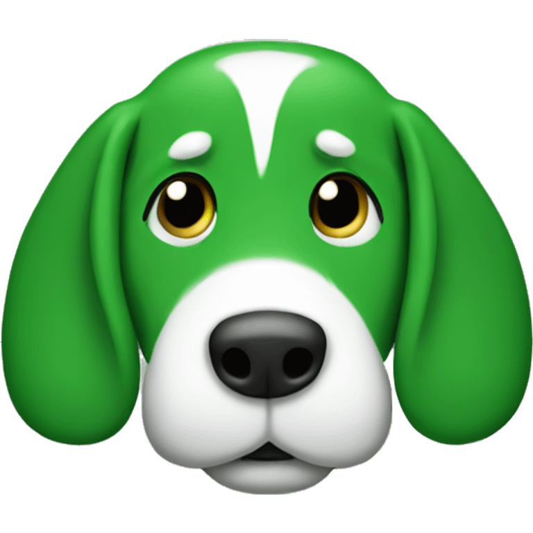 Green snoopy emoji