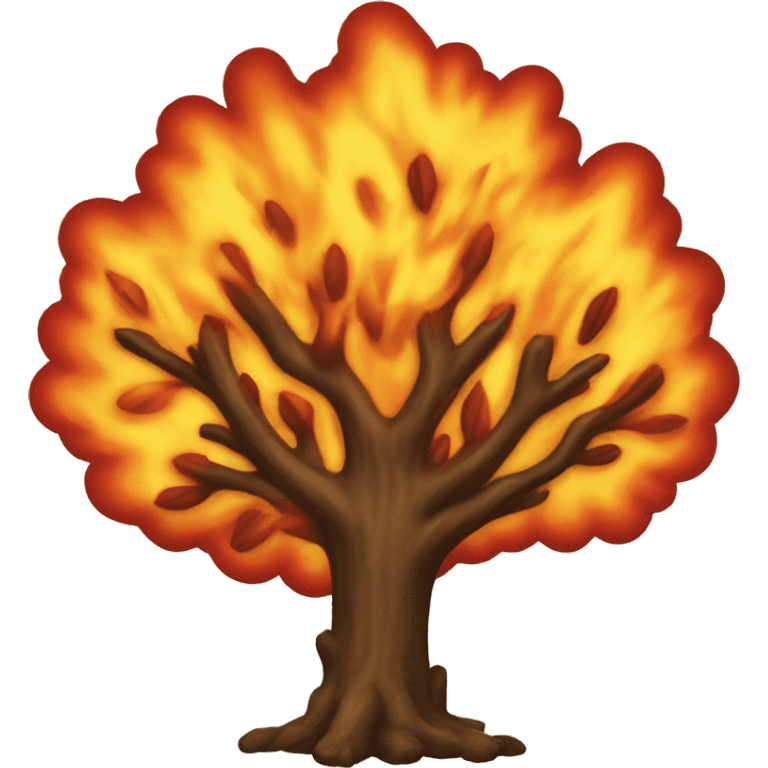 burning bush emoji