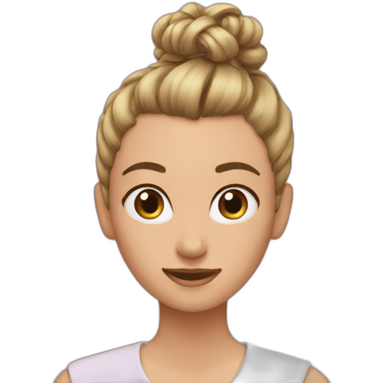 Topknot berk emoji