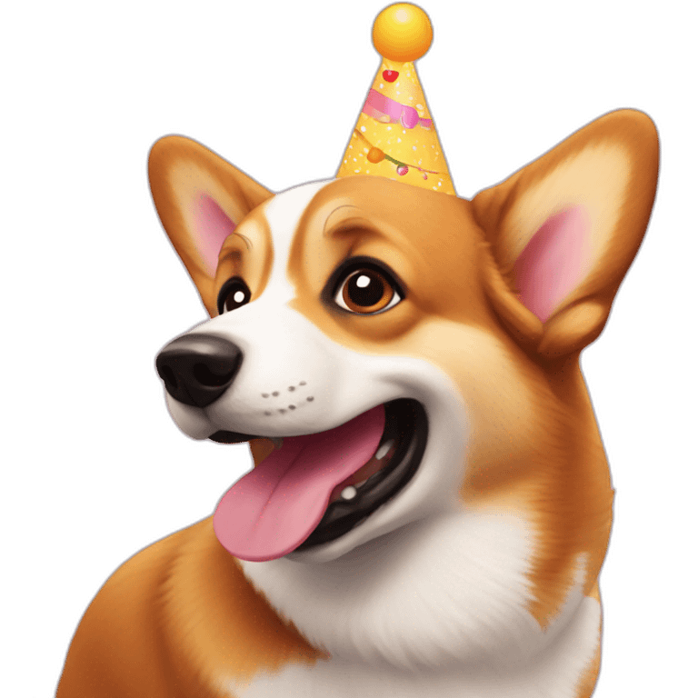 corgi birthday emoji