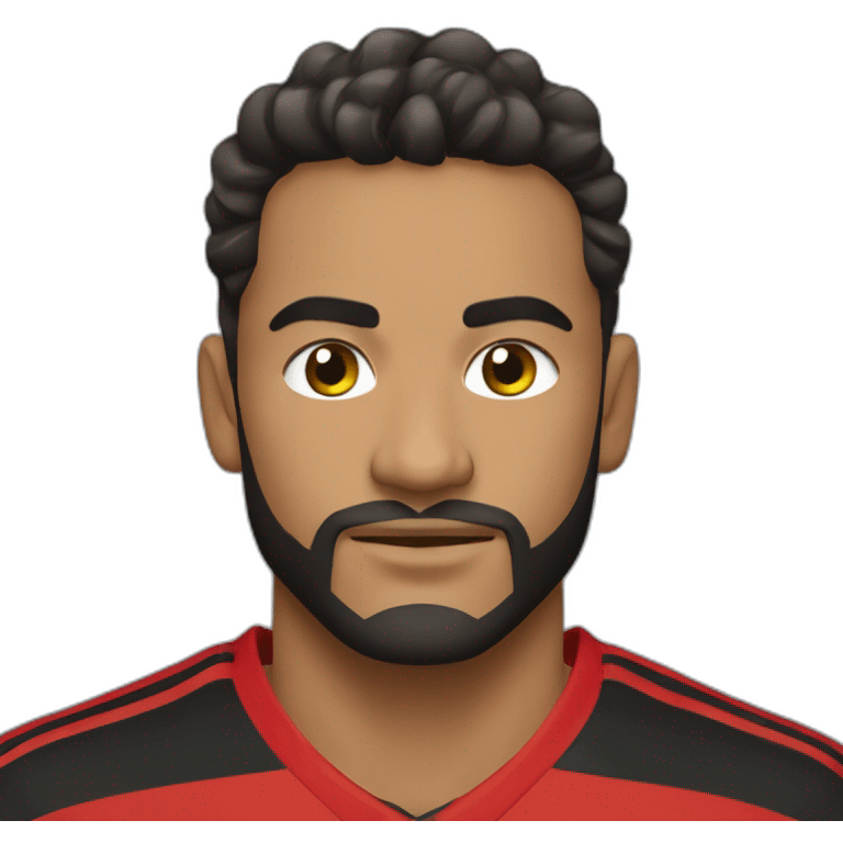 Símbolo do time do Flamengo emoji