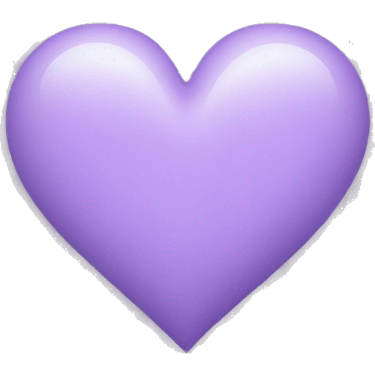 Light purple heart emoji