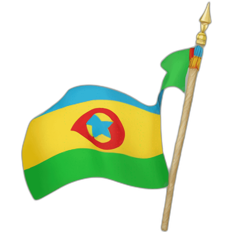 Drapeau amazigh emoji