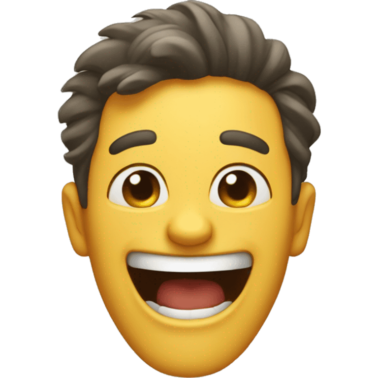 MAN LAUGHING HYSTERICALLY  emoji