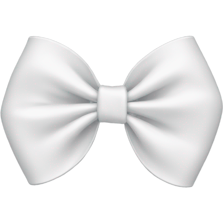 White bow emoji