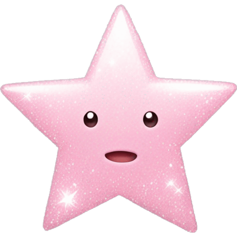 pale pink star sparkle emoji