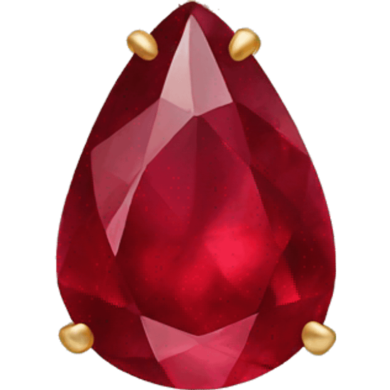 ruby on a necklace tear emoji