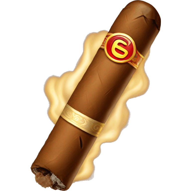 Lit cigar emoji