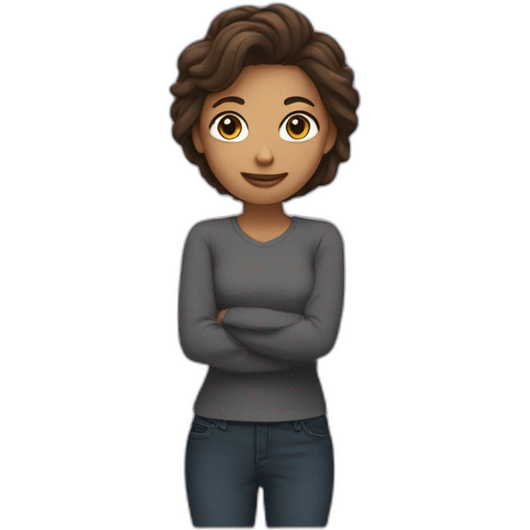 femme sur un homme emoji